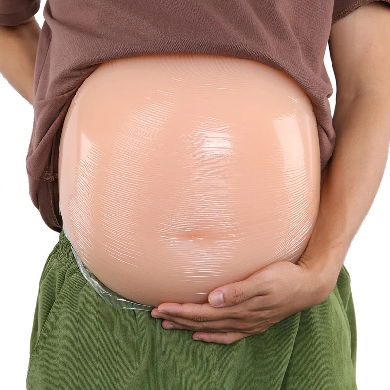 Поддельные беременность живота Силиконовые Поддельные живота писк Поддельные живота ребенка поддельные беременность для Ajusen костюмы косплей
