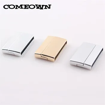 

COMEOWN 5pcs Strong Magnetic Clasps for Bracelets Necklace Leather Rope Thread End Clasp Connectors for Jewelry Making