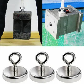

Fishing Magnet Neodymium Super Strong Retrieving Treasure Hunt 330LBS Pull Force