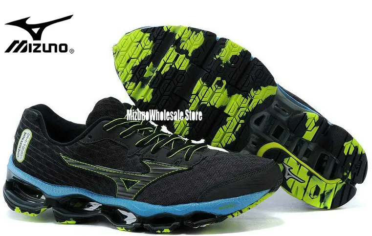 

Cheaper Mizuno Wave PROPHECY 4 Professional Men Shoes Running Shoes Sport Sneakers Weightlifting Shoes Black Mesh ventilation