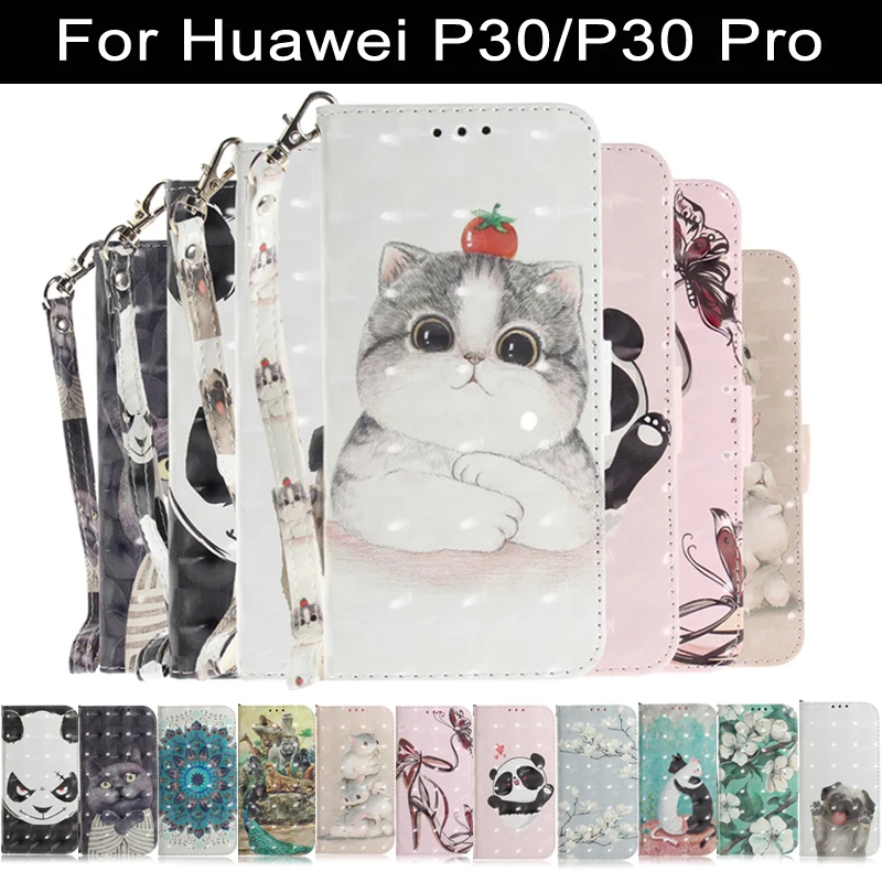 

For Huawei P30 Phone Case Huawei P30 Pro Cover Shock Proof Leather Wallet Phone Bags For Huawei P30 P 30 Pro P30Pro Case Flip