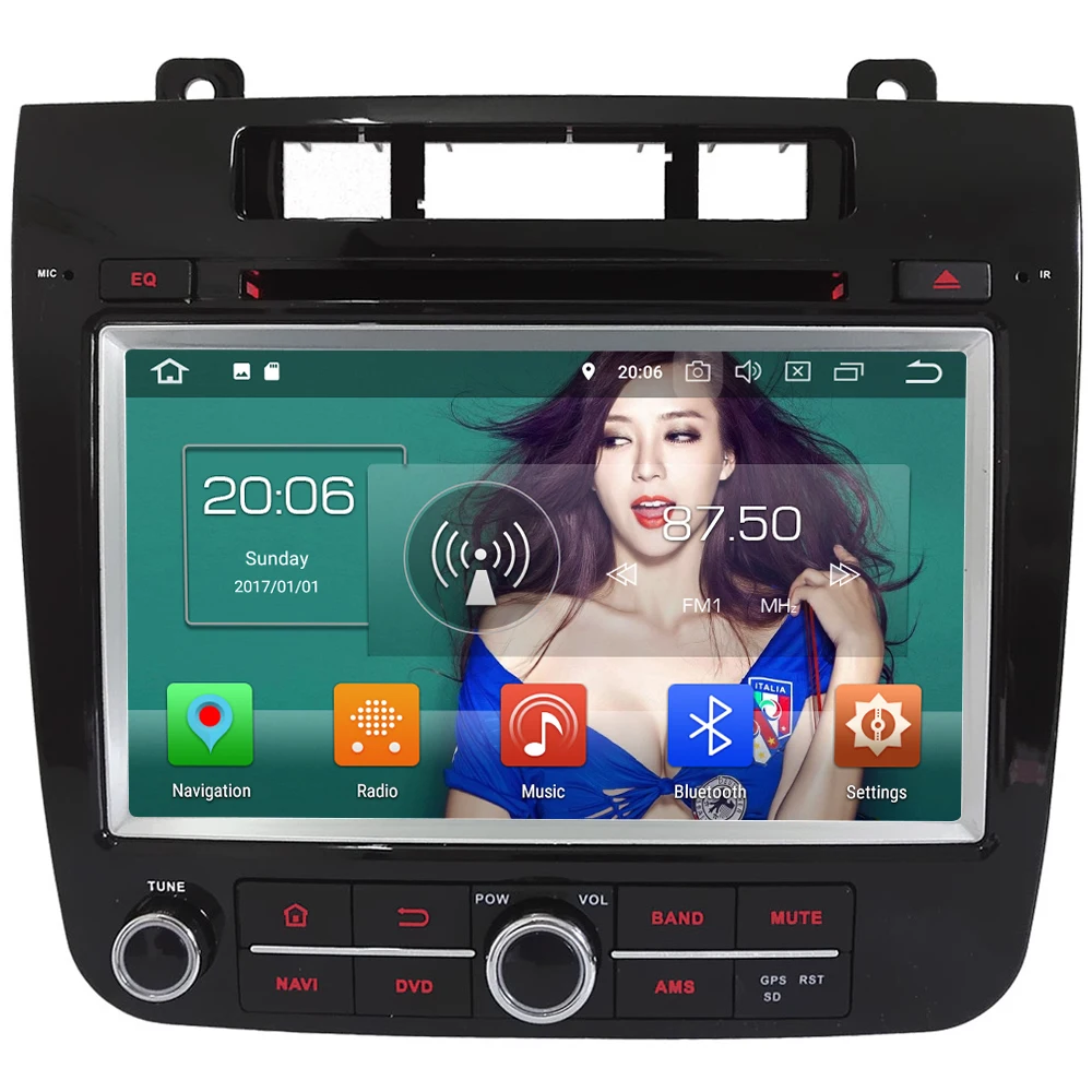 Cheap 8" Octa Core 4G Android 8.1 4GB RAM 64GB ROM RDS Car DVD Player Radio Head Unit GPS Glonass For Volkswagen VW Touareg 2010-2016 1