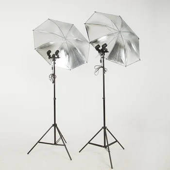 

Godox Double Lamp Umbrella Reflector Lamp Photography Lamp Set Fashion Portrait Photography Studio Photo Photographic Lamp Equip