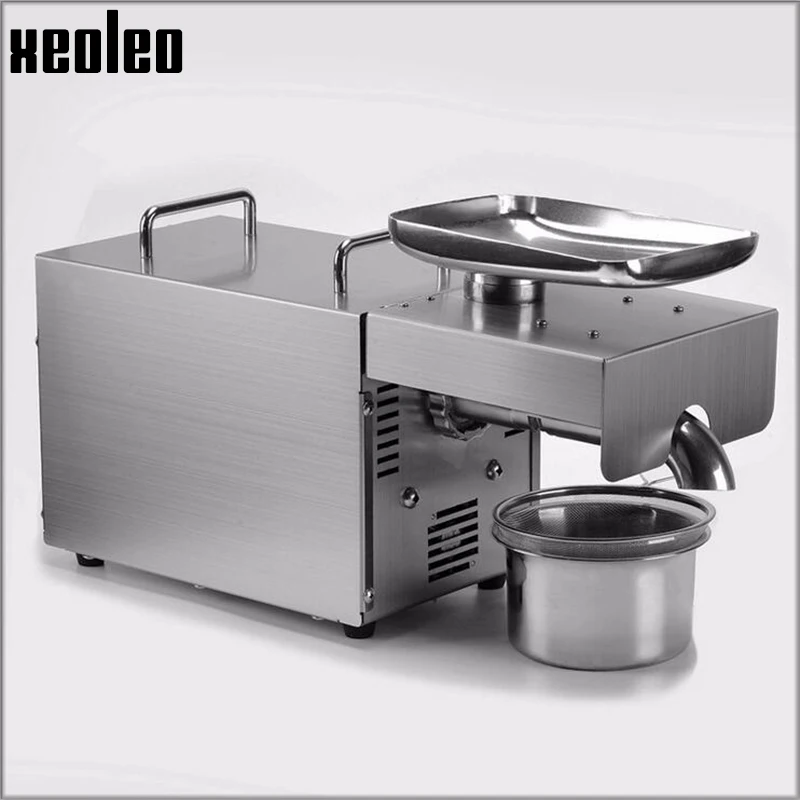 Xeoleo Oil press machine Oil presser Olive Oil machine Stainless steel Cold&Hot 750W suitable for almond/Peanut Household Xeoleo Oil press machine Oil presser Olive Oil machine Stainless steel Cold&Hot 750W suitable for almond/Peanut Household