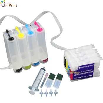 

UP CISS bulk ink system for Brother LC10 LC37 LC51 LC57 LC960 LC970 LC1000 MFC 235C/260C/240CN/440CN/660CN/665CW DCP-130C/135C