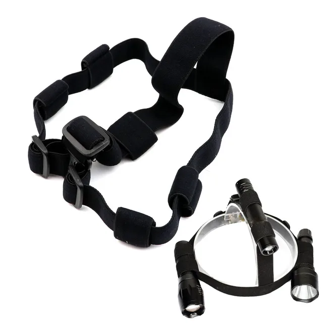 Flashlight headband head strap band Adjustable Nylon Head Strap Belt
