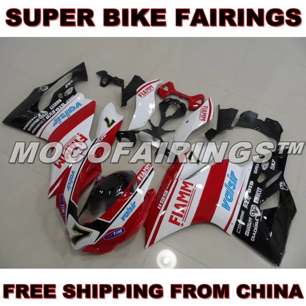 

Aftermarket ABS Pre-Drilled Holes 100% Fitment Guarantee Fairings Kits For Ducati 1199 899 Panigale Motorcycle Fairing Kit Cover