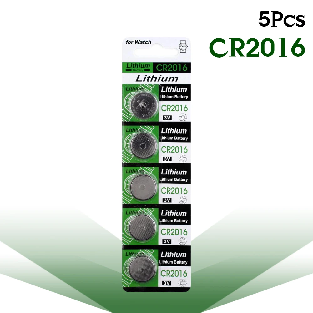 10pcs/pack Button Batteries LM2016 BR2016 DL2016 Cell Coin Lithium Battery 3V CR2016 For Watch Electronic Toy Remote