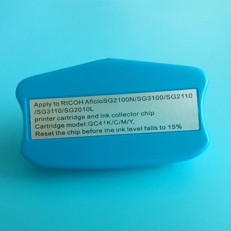 

GC41 Maintenance Tank Chip Resetter for Ricoh Aficio SG2100N SG3100 SG2110 SG3110 SG2010L Printer Ink Collector Chip
