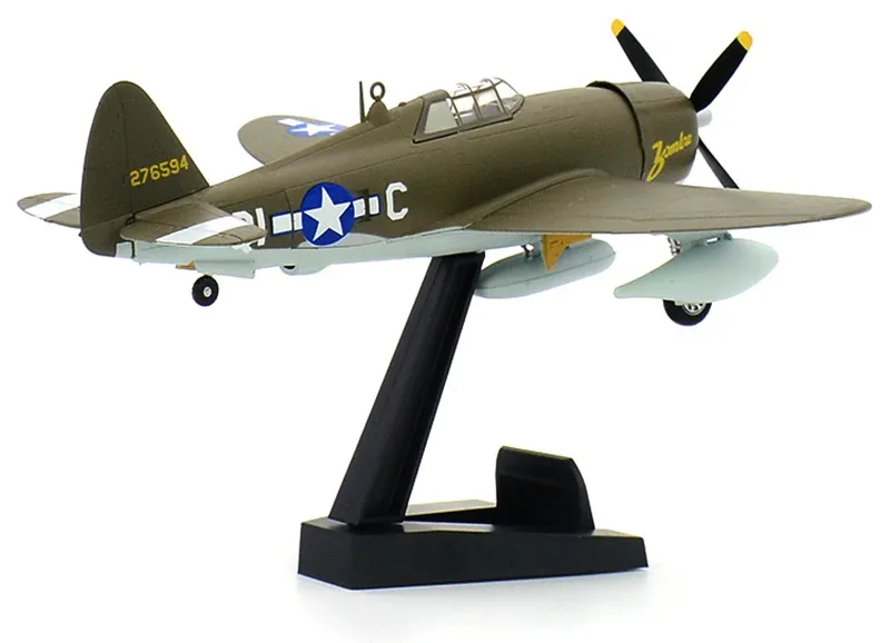 Предварительно построенный 1: 72 Республика P-47 Thunderbolt истребитель P-47D Второй мировой войны самолет хобби Коллекционная готовая пластиковая модель самолета