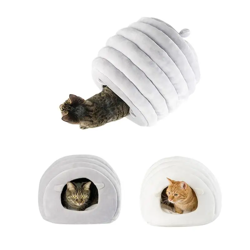 2019-New-Hot-Cat-Kennel-With-Soft-Mat-Pad-Pet-Warm-Cat-House-Autumn-And-Winter