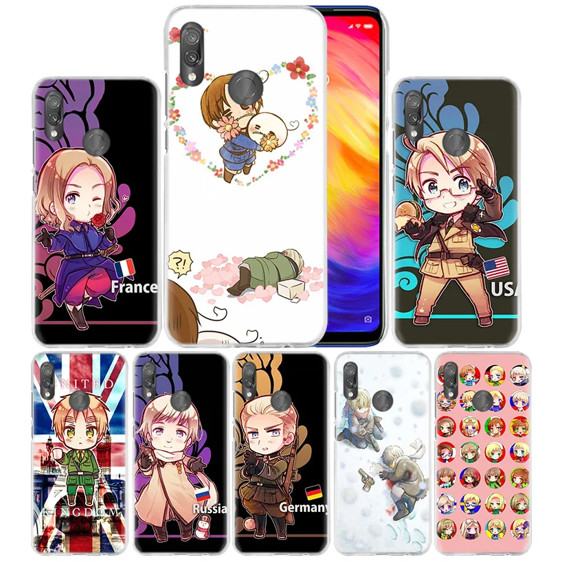 

Axis Powers Hetalia Kawai Case for Xiaomi Redmi Note 7 K20 6 6A Pro Y3 7S 7A GO S2 5 MI Play 9T A1 A2 8 lite Poco F1 Phone Cover