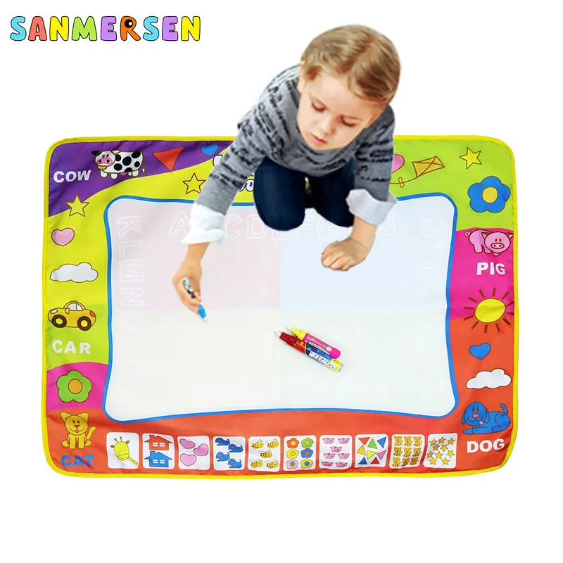 

Baby Kids Magic Water Drawing Coloring Book Pen Doodle Painting Picture Water Drawing Play Mat Drawing Toys Board Birthday Gifts