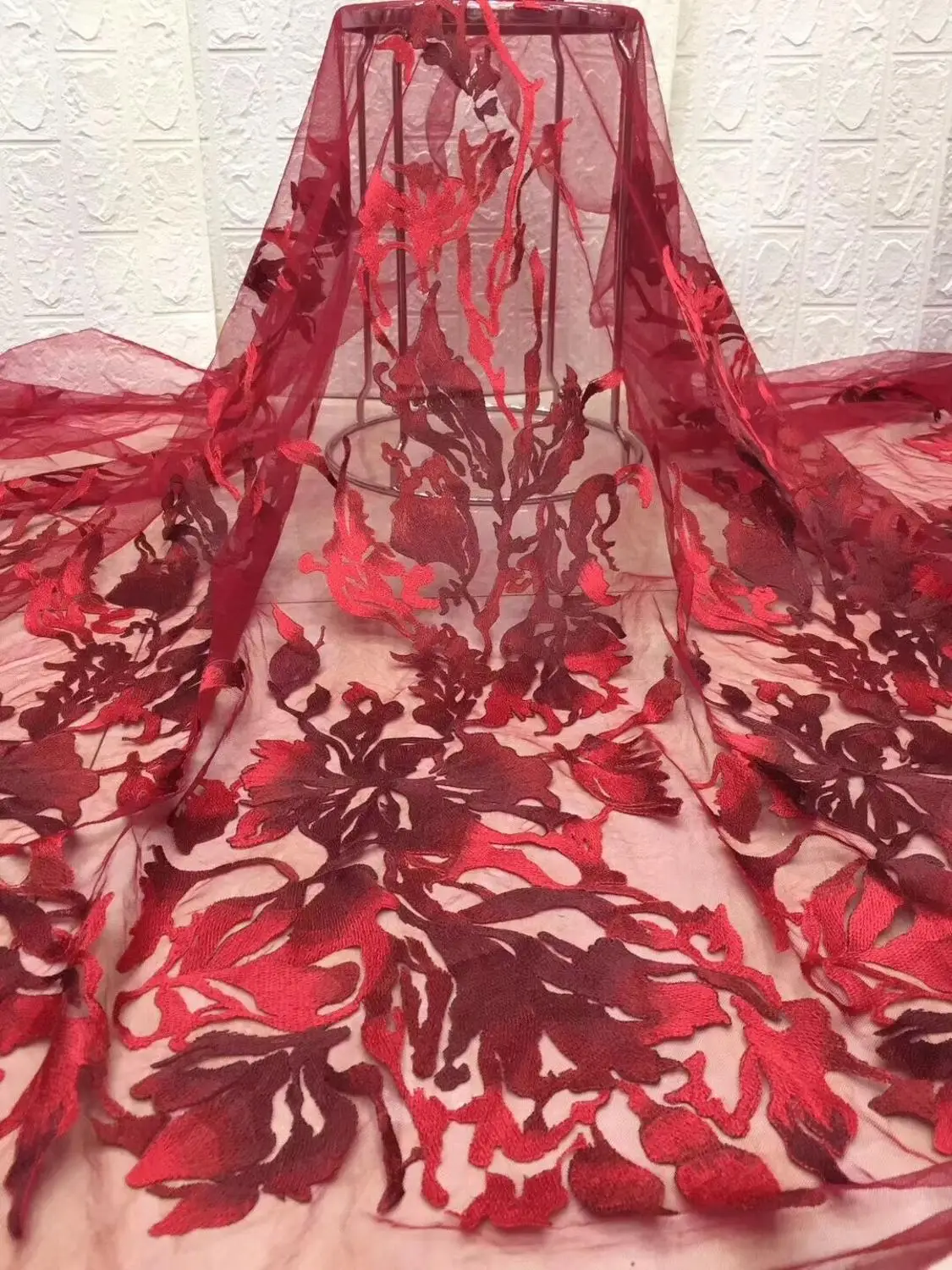 

CiCi-7.3513 fashionable sequins tulle embroidery french net lace fabric for party dress