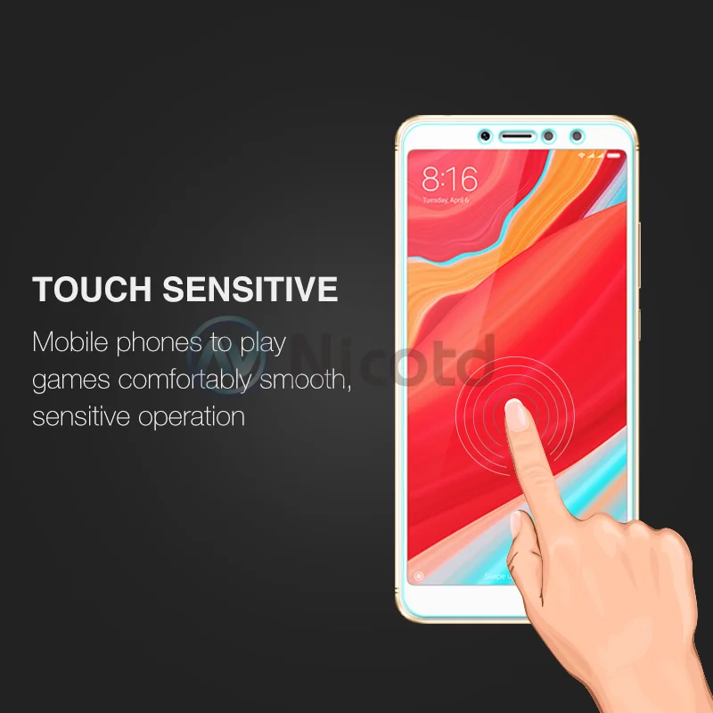 Nicotd Tempered Glass For Xiaomi Redmi S2 5.99 inch 2.5D 0.26mm 9H Premium Screen Protector protective film For Xiaomi Redmi S2 (3)