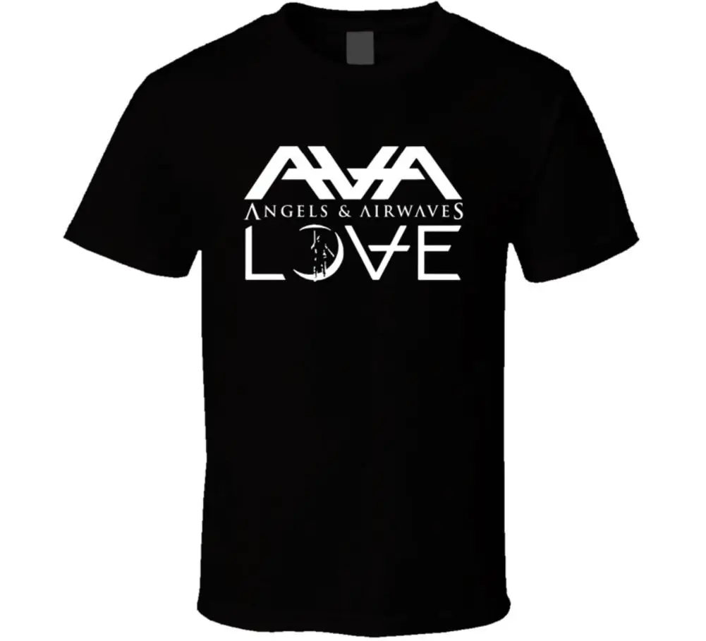 Новая мужская черная футболка с логотипом AVA Angels &amp Airwaves * LOVE Rock Band размер S до 3XL