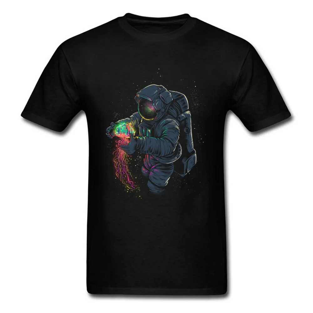 Mens T-shirts JellySpace Casual Tees 100% Cotton Round Collar Short Sleeve Funny Tee Shirt Summer Drop Shipping JellySpace black