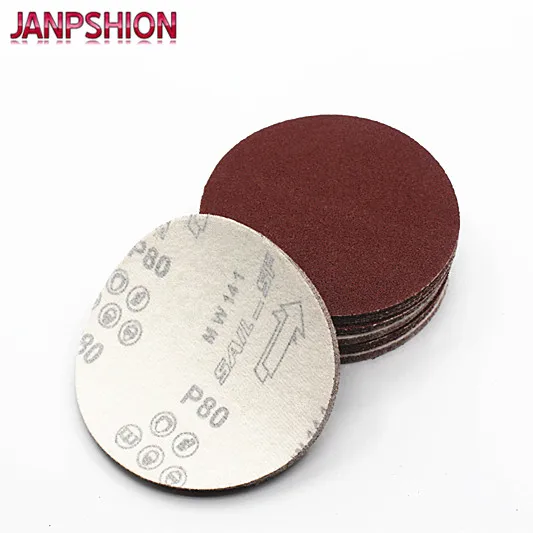 JANPSHION 25 шт 4 &quot100 мм пилинг &amp палка шлифование наждачной бумагой диск для