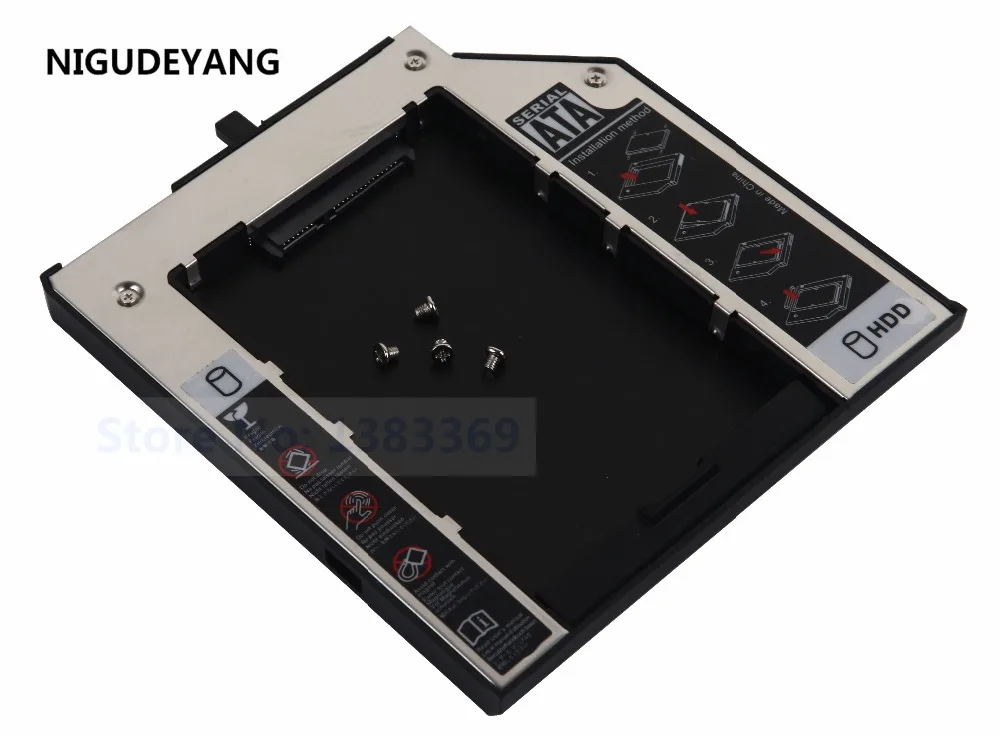 NIGUDEYANG 2nd SATA HDD SSD Caddy Корпус адаптер для IBM lenovo ThinkPad T500 W500 43N3412