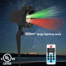 Laser shower Christmas Lights outdoor Remote Controlled RG Waterproof IP65 Laser light Projector Christmas Party and Landscape