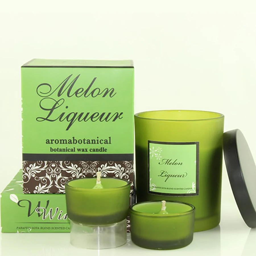 Smokeless Glass Candles Cup Aromatherapy Bougies Et Chandelles