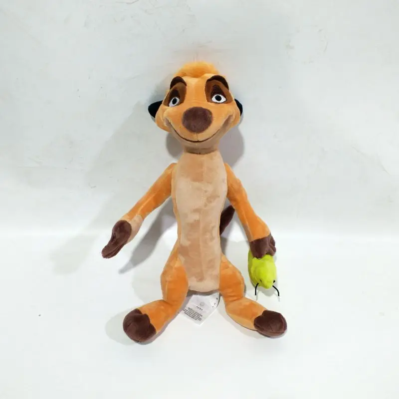 The Lion King Timon Holding Bug Plush Toy Cute Stuffed Animals 30cm 12'' Boys Girls Kids Toys for Children Gifts