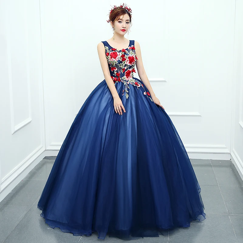 Ruthshen Vestido De Festa Sweet 16 платья для выпускного вечера дешевые с цветочной аппликацией