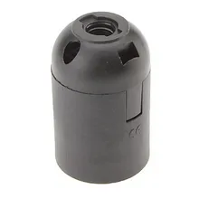 10 шт. черный патрон E27 патрон лампы для подвесной светильник лампа DIY лампа IQ розетка