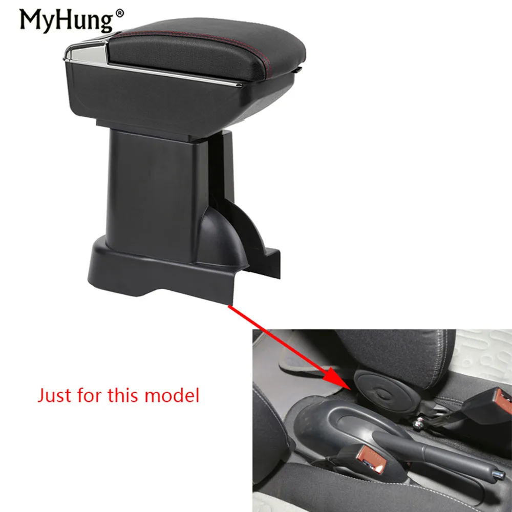 

Armrest box For Suzuki Alto 2008-2016 Central Console Arm Rest Store content box cup holder ashtray With Rise and Down Function