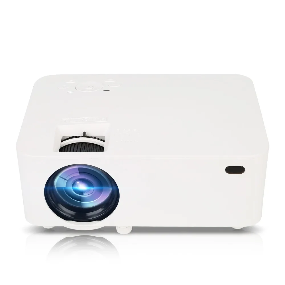 

Mini Digital 480P Multimedia Projector 130inch 1800 Lumens Professional Full HD Home Video Theater LED Proyector HDMI C/PC/TVbox