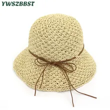 Новые летние женские шляпы от солнца Женская шляпа-ведро полый складной женский Рыбацкая шляпа солнцезащитный крем для женщин Кепка пляжная Солнцезащитная шляпа