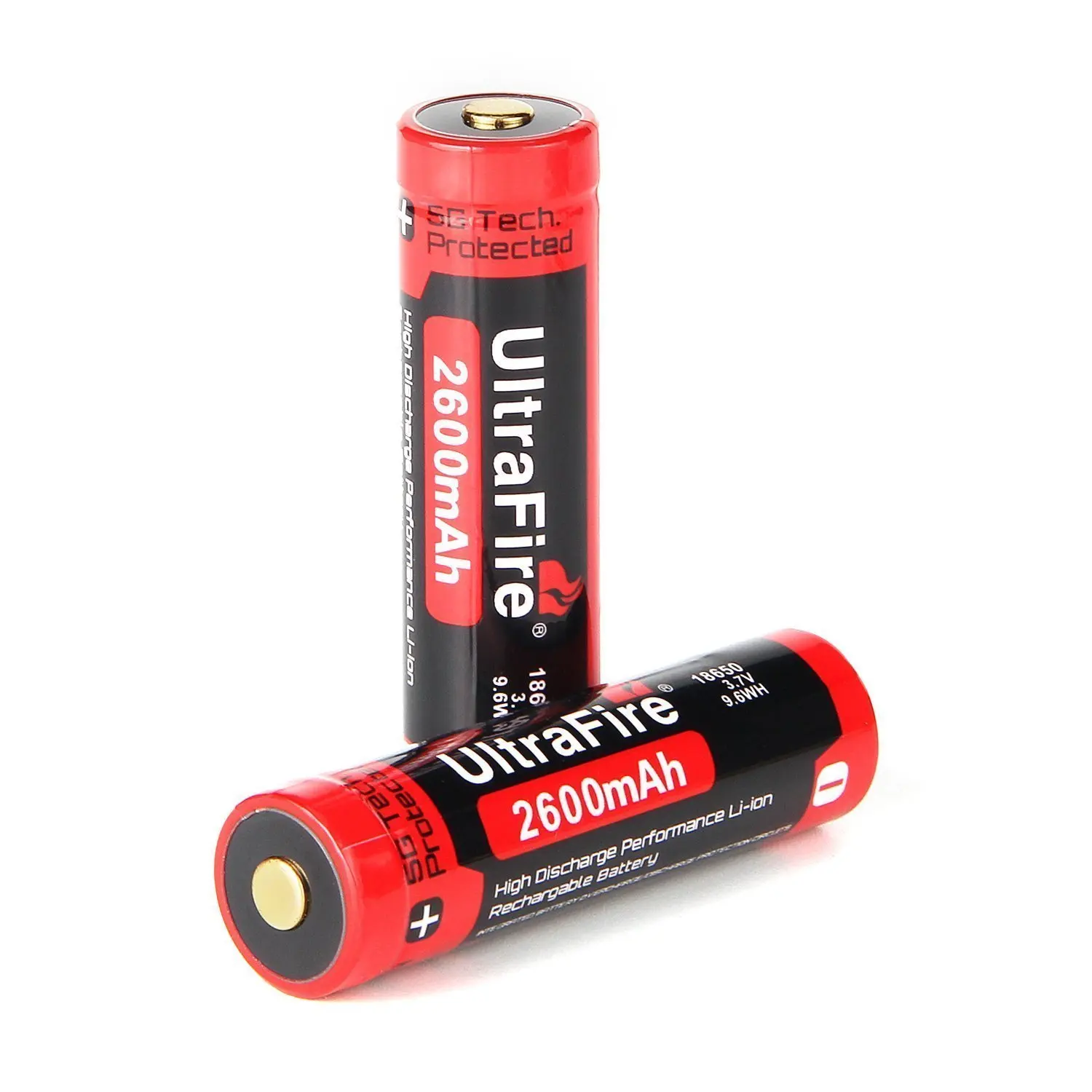 Бренд UltraFire 18650 3,7 V 2600mAh батарея 18650 перезаряжаемая литиевая батарея для фонарика