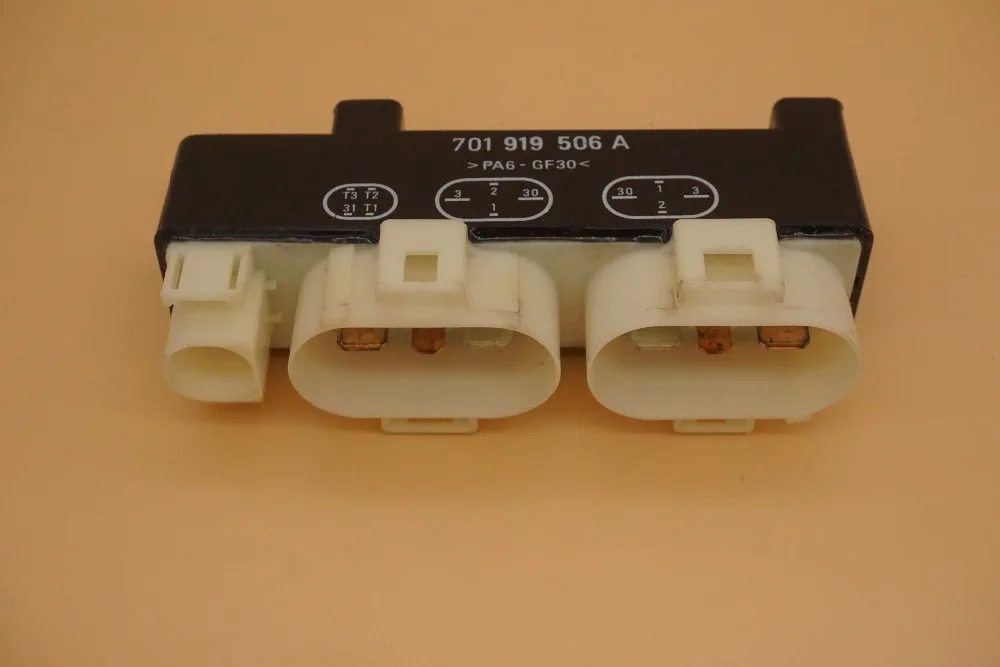 Najtaniej Wentylator chłodzący Moduł Przełącznika Sterowania Przekaźnika 701919506A 701 919 506 dla volkswagen VW Sharan Transporter EuroVan Seat Alhambra