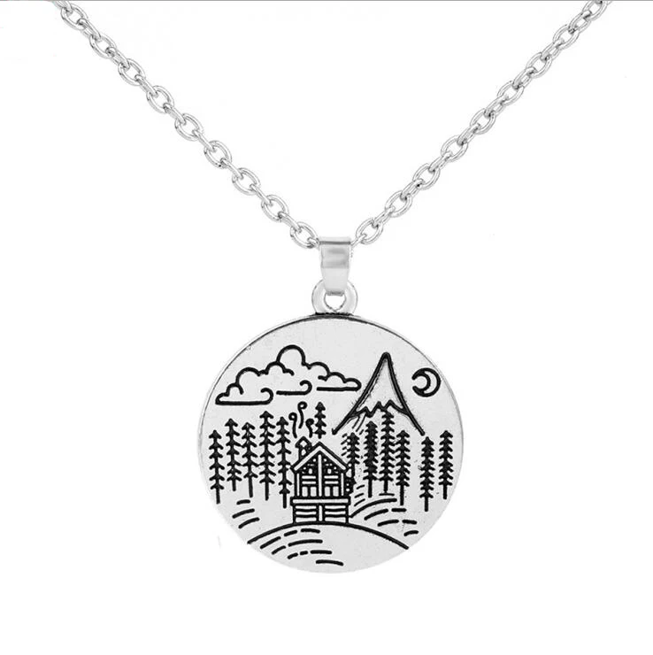 6 Different Styles Camping Necklaces Adventure Is Where The Heart Is