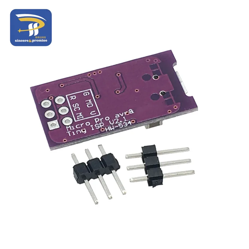 Миниатюрный программатор с Micro USB AVR ISP ATtiny44 ATTiny45 ATTiny85 модуль программатора USBTinyISP