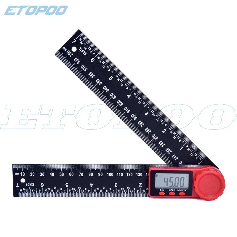 

Digital Meter Angle Inclinometer Angle Digital Ruler Electron Goniometer Protractor Angle finder Measuring Tool 0-200mm 0-300mm