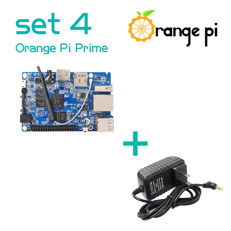 Оранжевый Pi Prime SET4: источник питания OPI + DC|orange pi|pi orangeorange pi 2gb |