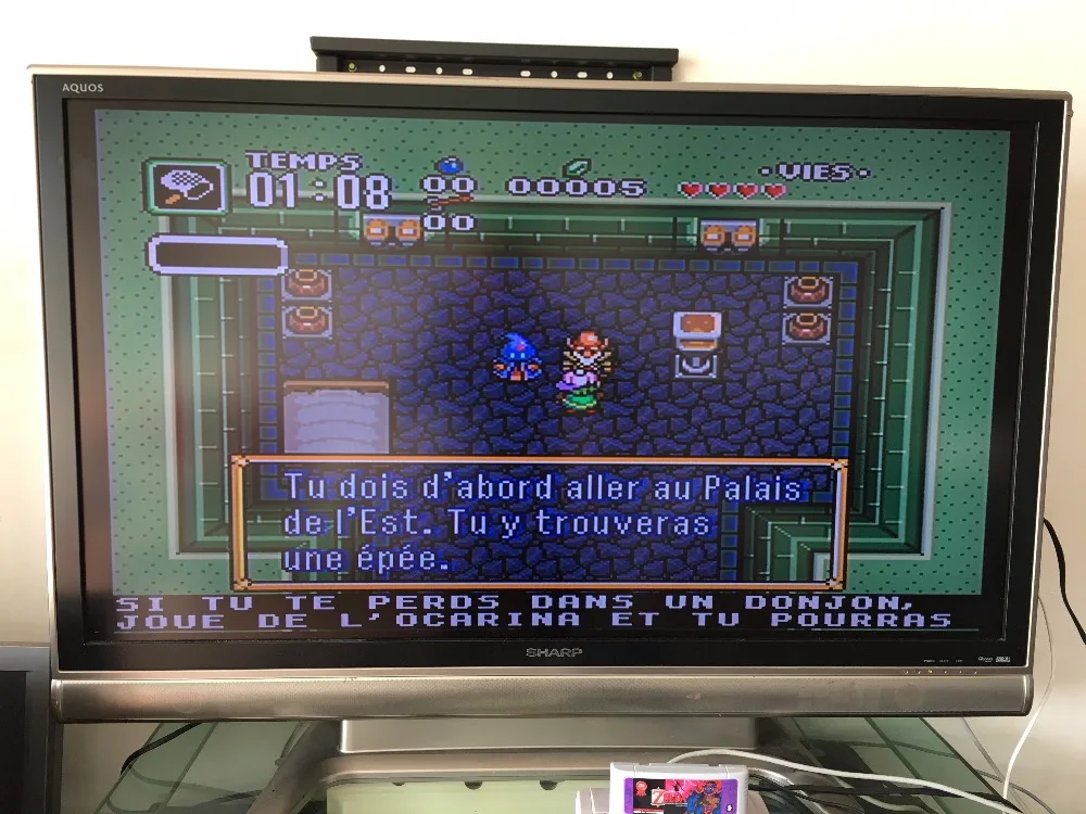 16Bit игры* BSZELDA-ANCIENT камень планшет(французский язык PAL версия! Только коробка+ картридж
