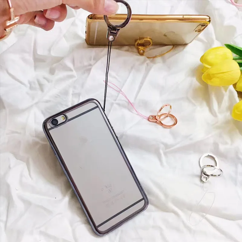 DHL 50pcs/lot Metal Finger Ring Straps Holder Portable Universal Mount