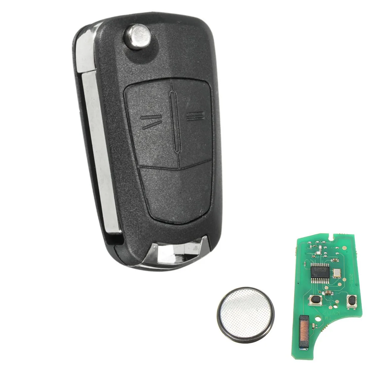 

for Vauxhall Opel Corsa Astra H Zafira B Meriva PCF7941 2004-2014 2 Buttons 433MHz ID46 Remote Fob Key Case Shell Cover