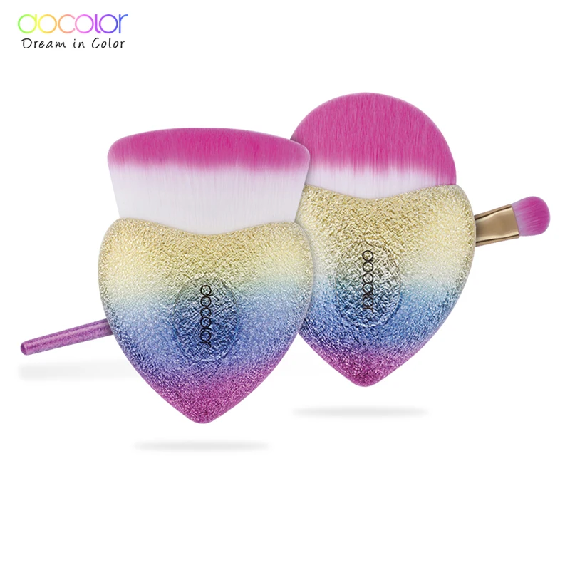 Docolor فرشاة للمكياج مجموعة المرأة المفضلة هدية الجمال الضروري فرشاة للمكياج es مسحوق الأساس ظلال العيون فرش