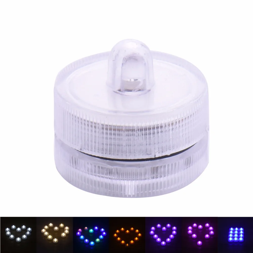 12 шт./лот чайный светильник водонепроницаемый для свадебной вечеринки украшения