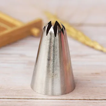 

#350 Close Star Large Size Piping Nozzle Cake Cream Decoration Stainless Steel Icing Tips Cupcake Decorating Pastry Tools