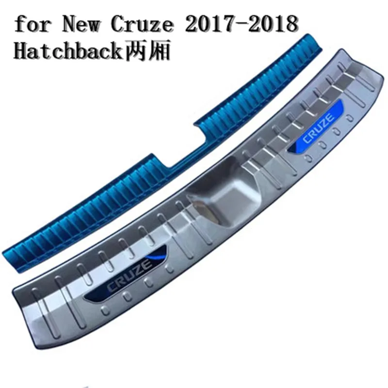 

Car accessories Stainless Steel Rear Bumper Protector Sill Trunk Tread Plate Trim for Chevrolet Cruze 2009-2018 Car styling