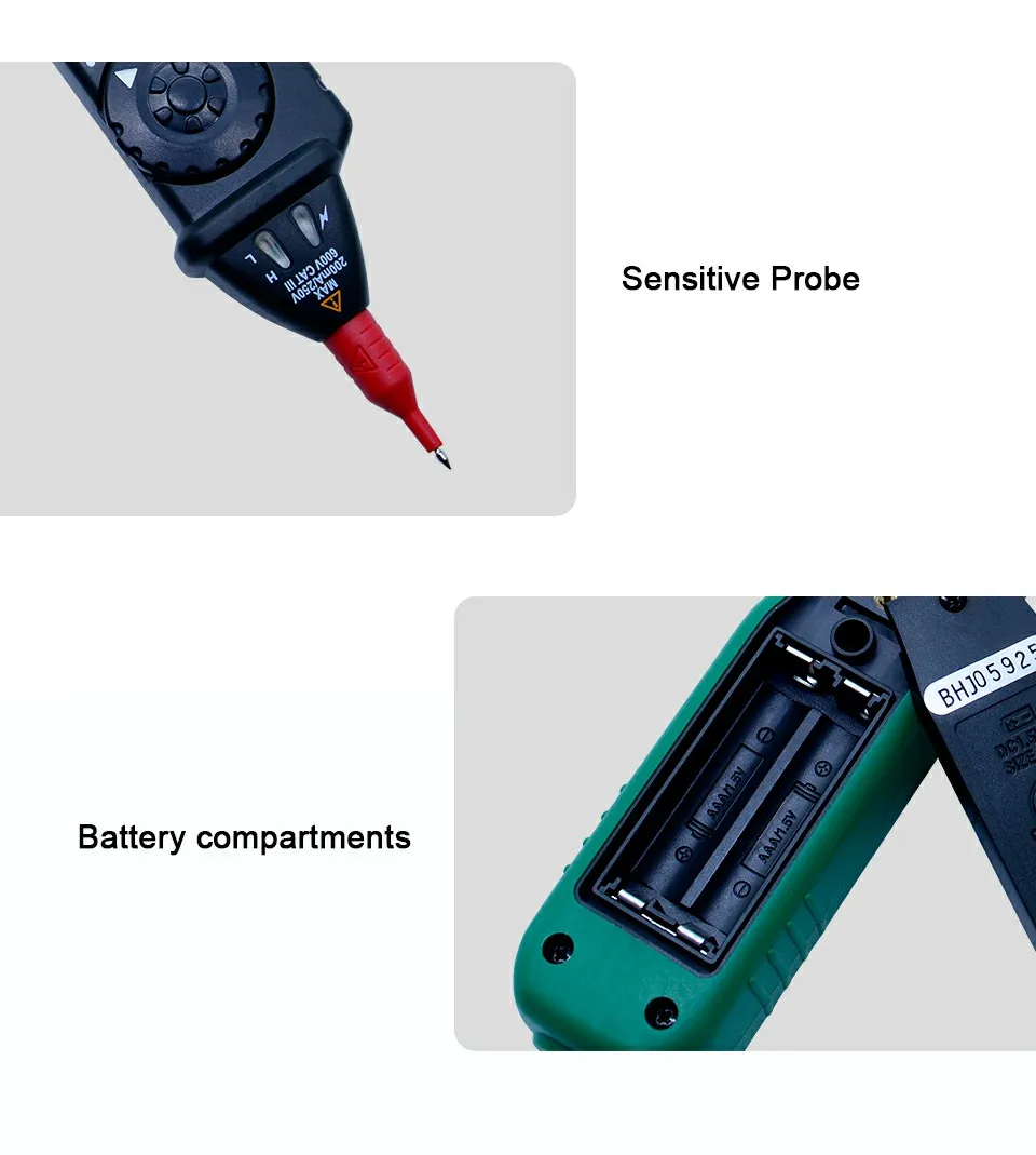 Mastech MS8212A ручка-мультиметр Тип Бесконтактное напряжение AC DC Напряжение Ток Тестер Multimetro диодный детектор VS MS8211D