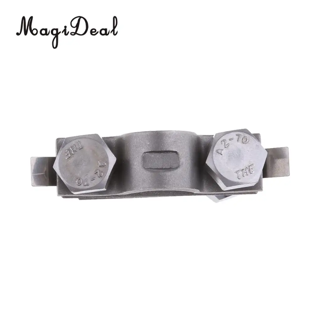 MagiDeal 304 Stainless Steel Control Throttle Cable U Shaped Clamp Boat Hardware for Inflatable Fishing Kayak Canoe Boat Access