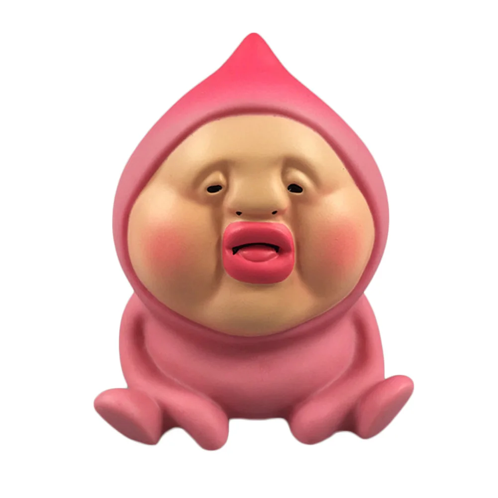 

3D Cute Cartoon Japan Clown kobiti dukan Fart peach jun PVC Action Figure Toys Piggy Bank Money Box