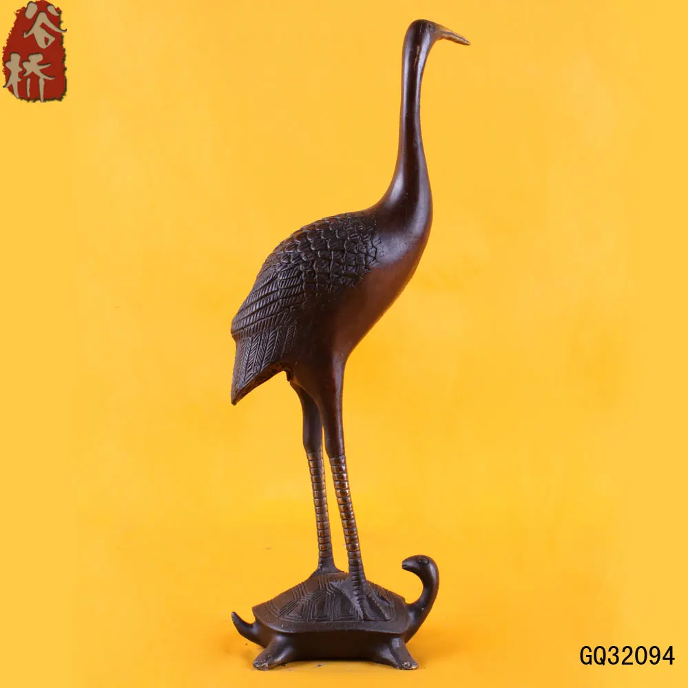 

Longevity turtle mascot evergreen copper decoration