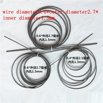 

1pcs Pull spring 0.2 small elongated spring 0.3 steel wire 0.4 micro 0.5 pull yellow elastic protective tube 500-3000mm length