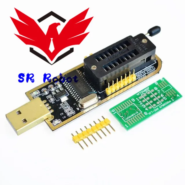 

CH341A 24 25 Series EEPROM Flash BIOS DVD USB Multi-Function Programmer Download Debug Test DIY Kit Electronic Part